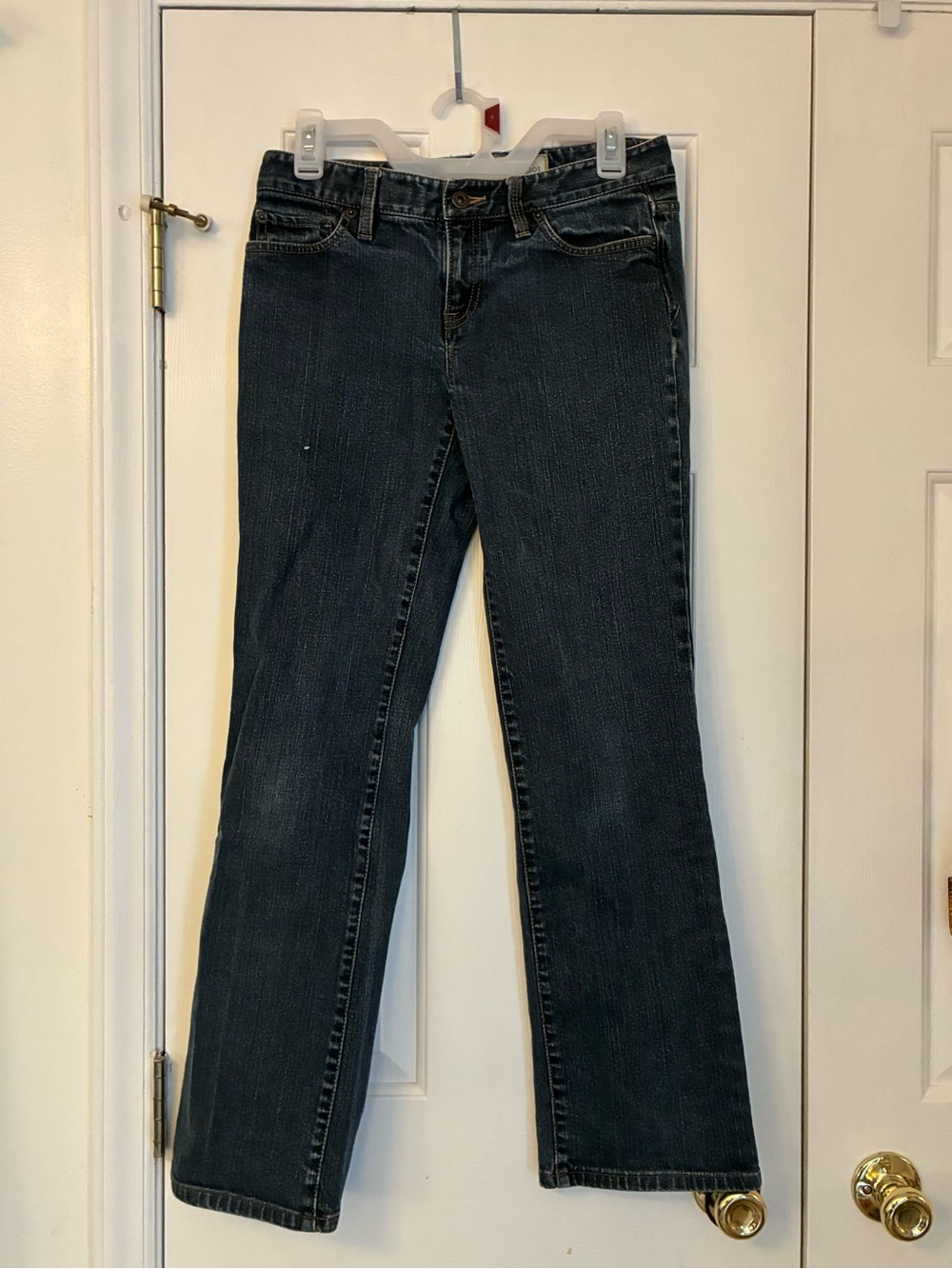 LOFT Dark Wash Boot-Cut Jeans